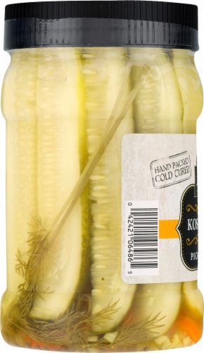 Boar's Head Kosher Dill Pickle Spears Perspective: left