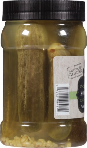 Boar's Head Kosher Dill Whole Pickles Perspective: left