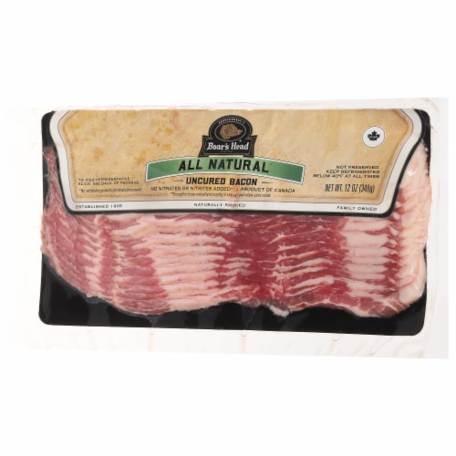Boar's Head All Natural Uncured Bacon Perspective: left
