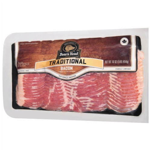 Boar's Head Naturally Smoked Traditional Bacon Perspective: left