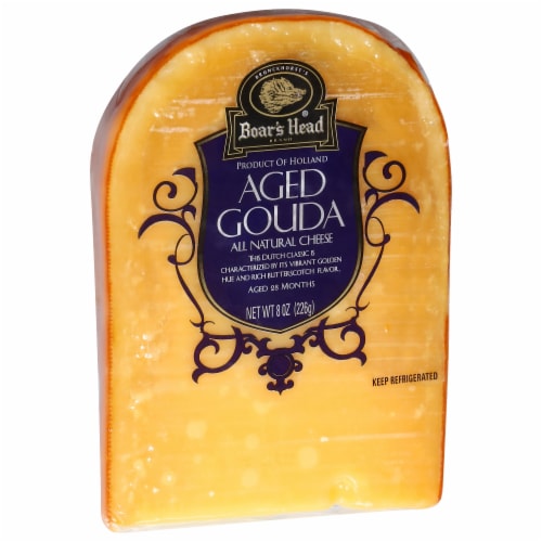 Boar's Head Aged Gouda Cheese Perspective: left