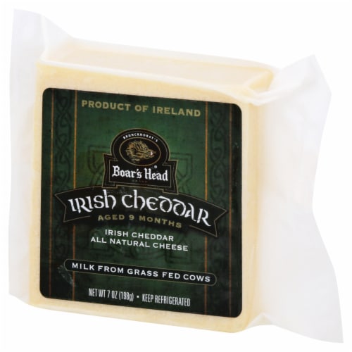 Boar’s Head Irish Cheddar Cheese Perspective: left