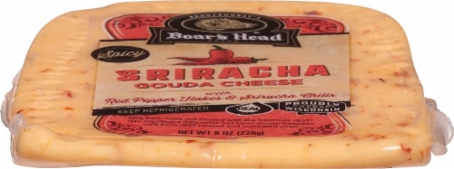 Boar’s Head Sriracha Gouda Cheese Perspective: left