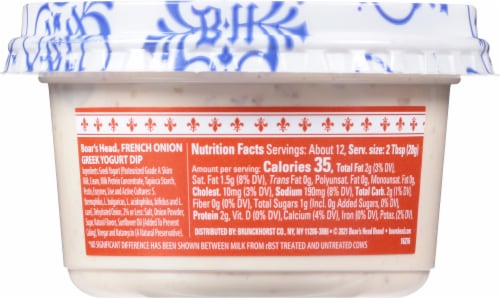 Boar's Head French Onion Greek Yogurt Dip 12 oz Perspective: left