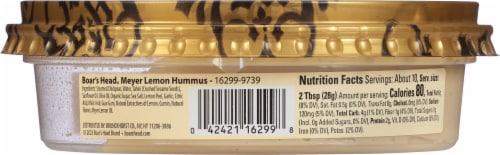 Boar's Head Meyer Lemon Hummus 10 oz Perspective: left