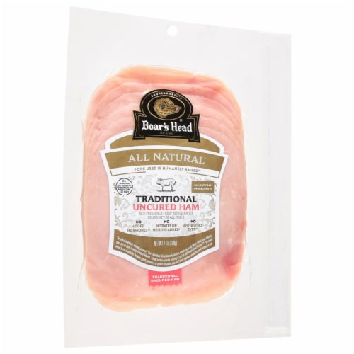 Boar's Head All Natural Traditional Uncured Ham Perspective: left