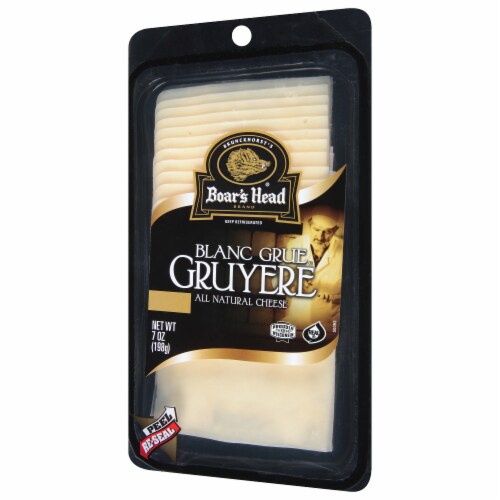 Boar's Head Blanc Grue Gruyere Cheese Perspective: left