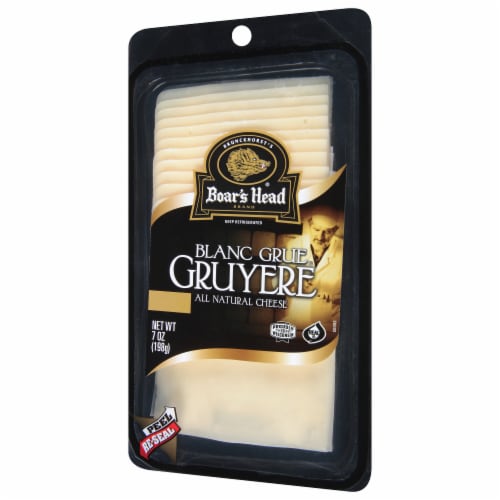 Boar's Head Blanc Grue Gruyere Cheese Perspective: left