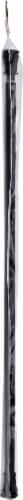 Kenney Manufacturing Company 5/8" Twist & Fit Tension Window Curtain Rod - Black Perspective: left