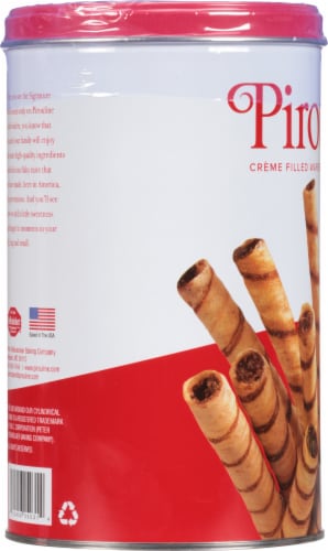 Creme De Pirouline® Dark Chocolate Rolled Wafers Perspective: left