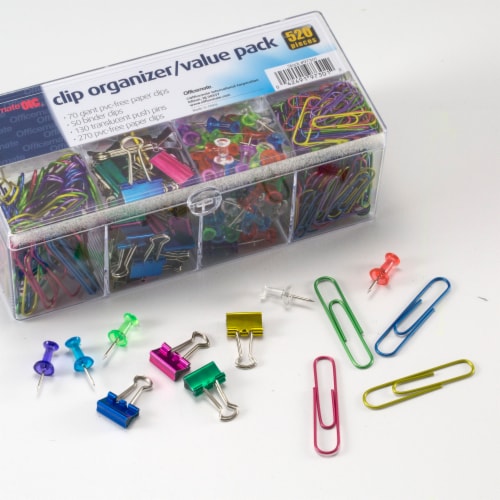 Officemate Clip Organizer Value Pack Perspective: left