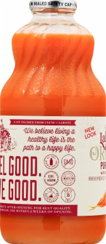 Lakewood Organic Pure Carrot Juice Perspective: left