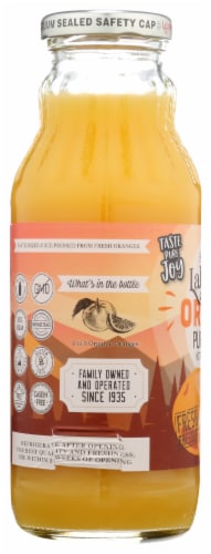Lakewood Organic Pure Orange Fruit Juice Perspective: left