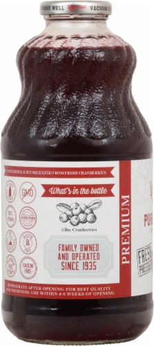 Lakewood Pure Cranberry Juice Perspective: left