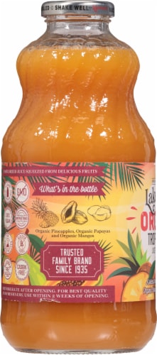 Lakewood® Organic Tropical Trio Juice Perspective: left