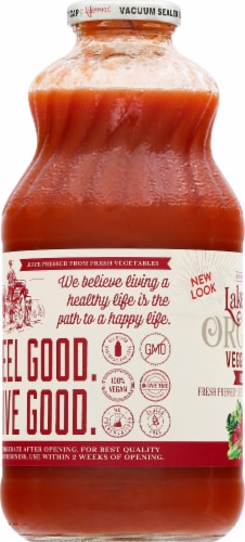 Lakewood Organic Super Veggie Juice Perspective: left