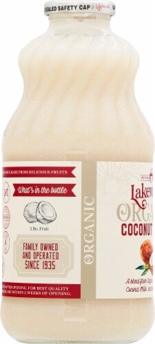 Lakewood Organic Coconut Juice Perspective: left
