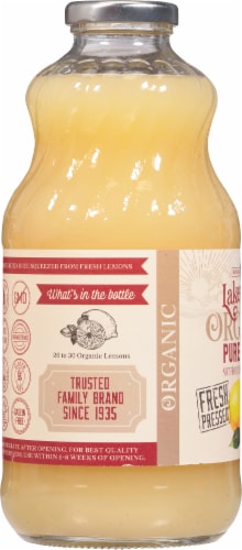 Lakewood® Organic Pure Lemon Juice, 32 fl oz - Harris Teeter