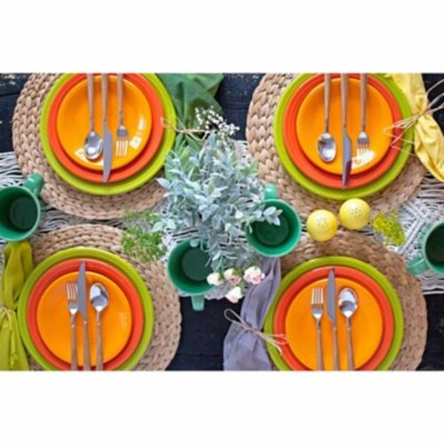 Fiesta® 3-Piece Classic Place Setting in Butterscotch Perspective: left