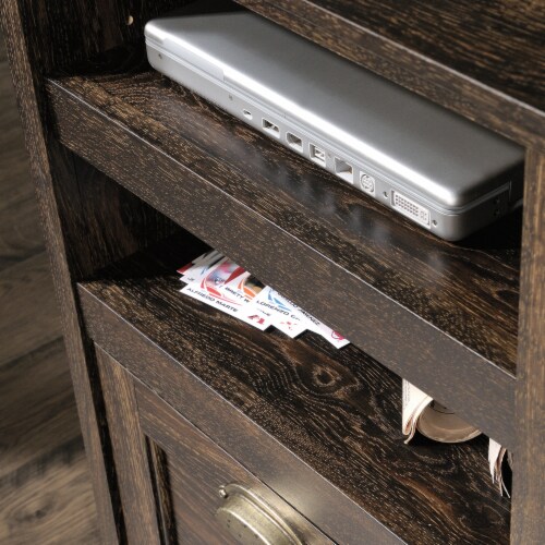 Sauder Barrister Lane Executive Desk in Iron Oak 1 Kroger