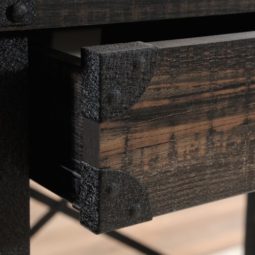 Sauder Steel River Desk Perspective: left
