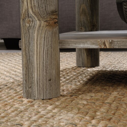 Sauder Boone Mountain Engineered Wood Coffee Table in Rustic Cedar