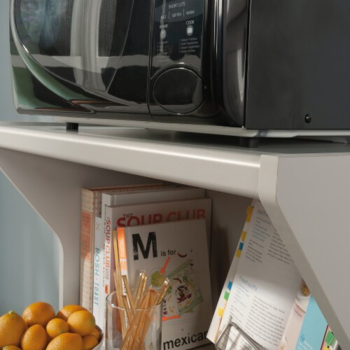 Sauder microwave cart discount