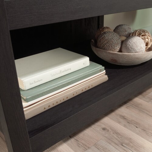 Sauder Cottage Road ® 1-Drawer Lateral File Cabinet in Raven Oak Perspective: left