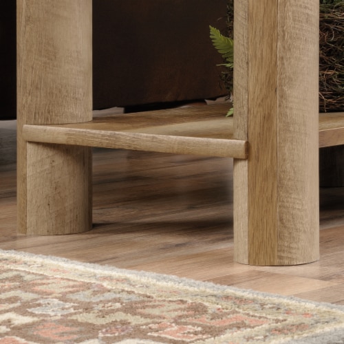 Sauder Boone Mountain End Table in Craftsman Oak Perspective: left