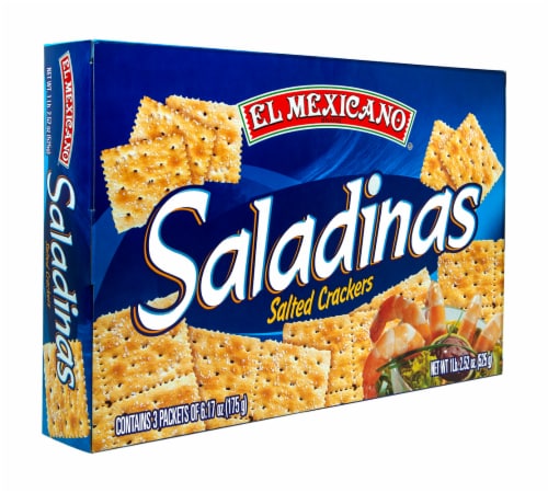El Mexicano Saladitas Salted Crackers Perspective: left
