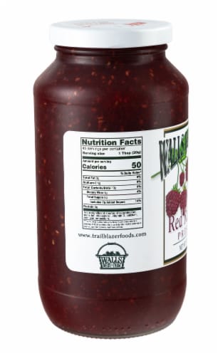 Walls Berry Farm Red Raspberry Jam Perspective: left
