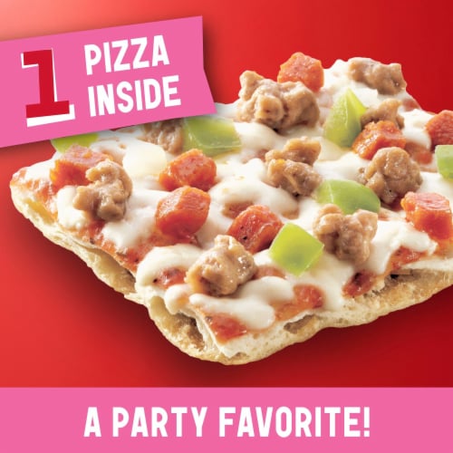 Totino's Supreme Party Pizza Pack Thin Crust Frozen Pizza Snacks Perspective: left