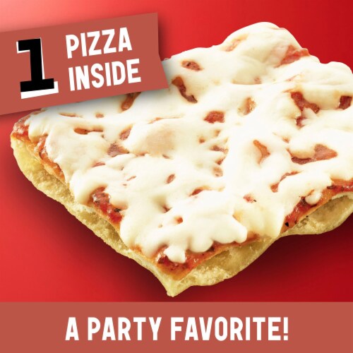 Totino's Party Pizza Cheese Flavored Frozen Snacks Perspective: left