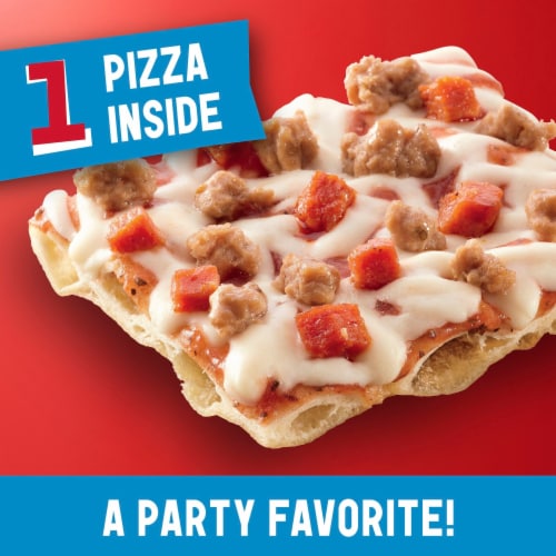 Totino's Party Pizza Combination Thin Crust Frozen Pizza Perspective: left