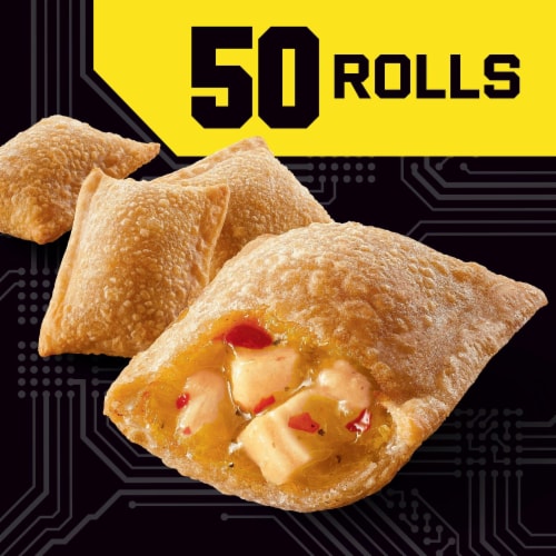 Totino's Pizza Rolls NXTLVL Orange Chicken Flavored Frozen Snacks Perspective: left