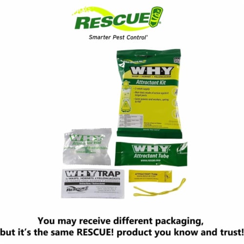 Rescue!® W-H-Y® Insect Trap Refill Kit Perspective: left