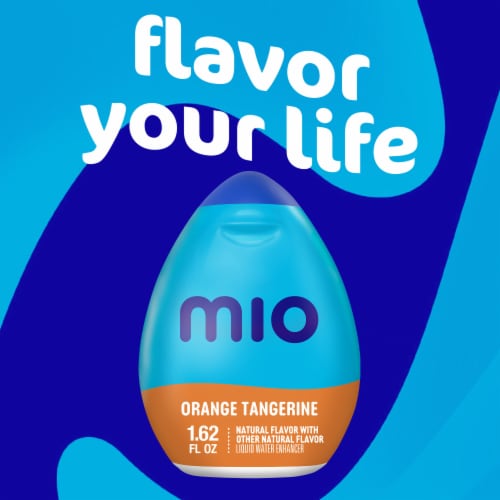 Mio Vitamins Orange Tangerine Naturally Flavored Liquid Water Enhancer Perspective: left