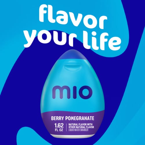 mio Berry Pomegranate Water Enhancer Bottle Perspective: left