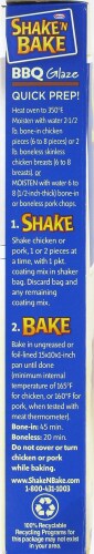 Shake'N Bake Barbecue Glaze Coating Mix Perspective: left