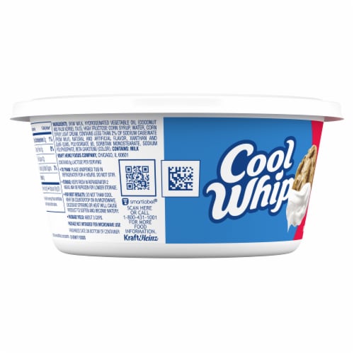 Cool Whip Extra Creamy Whipped Cream Topping Perspective: left