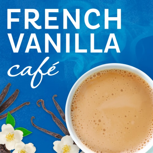 Maxwell House International French Vanilla Cafe-Style Instant Coffee Beverage Mix Perspective: left