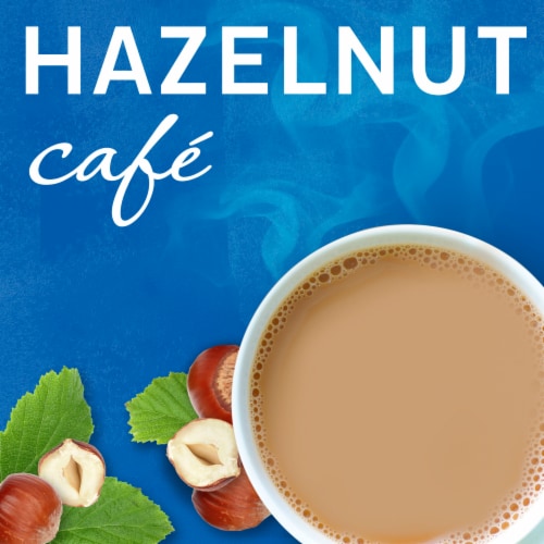 Maxwell House International Hazelnut Café Instant Coffee Perspective: left