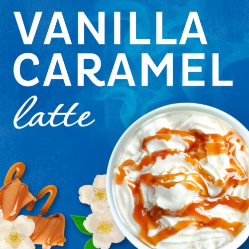 Maxwell House International Vanilla Caramel Latte Instant Coffee Perspective: left