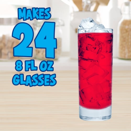 Kool-Aid Liquid Tropical Punch Naturally Flavored Soft Drink Mix Perspective: left