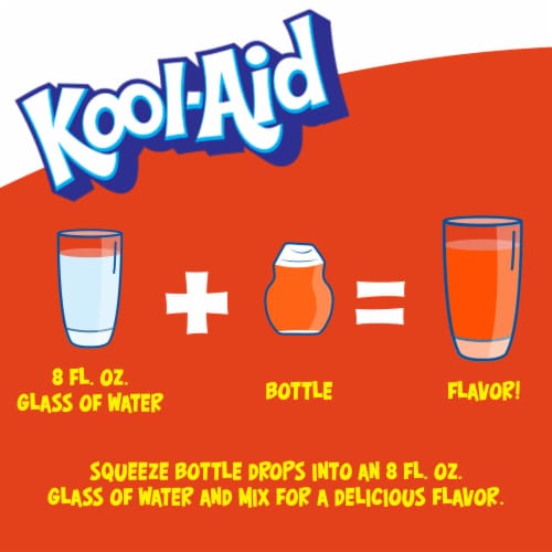 Kool-Aid Liquid Orange Artificially Flavored Soft Drink Mix Perspective: left