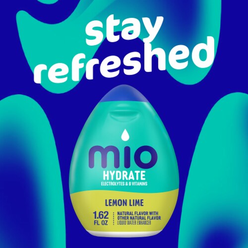 Mio Sport Lemon Lime Naturally Flavored Liquid Water Enhancer with Electrolytes & B Vitamins, 1.62 fl oz