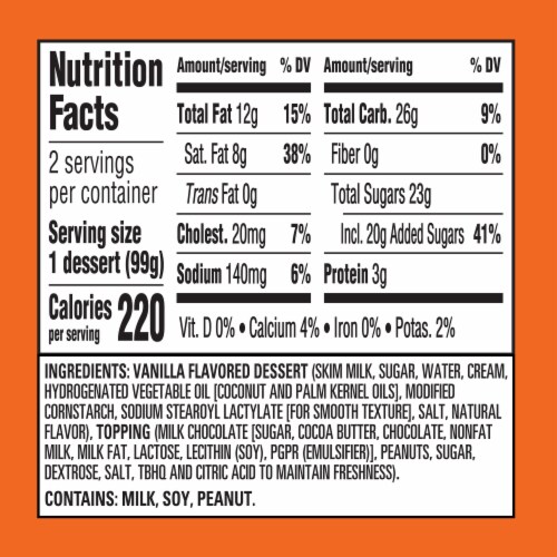 COLLIDERS™ Twisted REESE’S Refrigerated Dessert, Pack Perspective: left