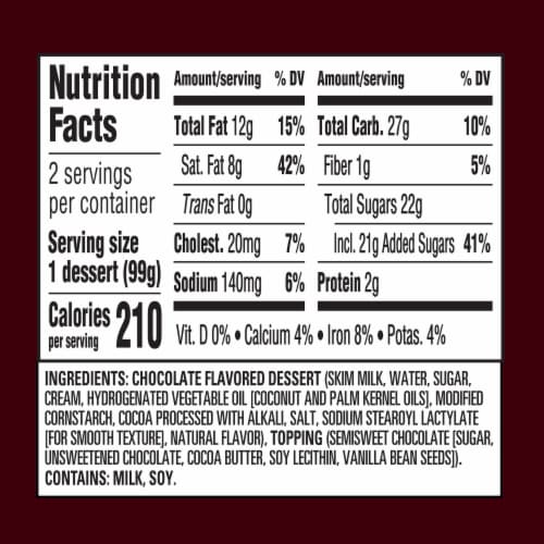 COLLIDERS™ Chopped HERSHEY’S Chocolate Refrigerated Dessert Perspective: left