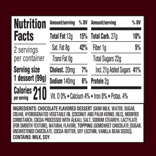 COLLIDERS™ Chopped HERSHEY’S Chocolate Refrigerated Dessert, Pack Perspective: left