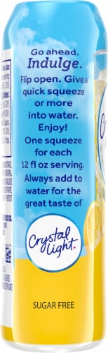 Crystal Light Liquid Lemonade Drink Mix Perspective: left